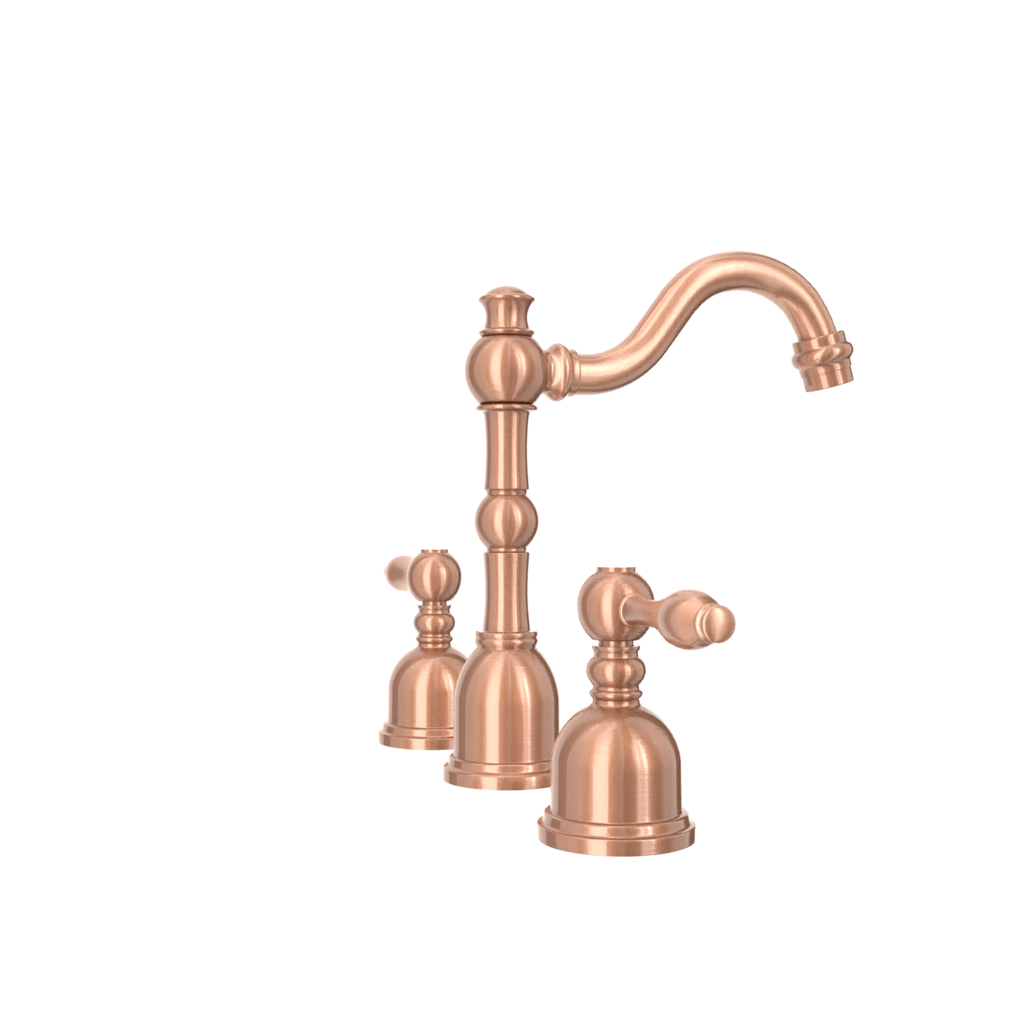 Two-Handle Copper Widespread Bathroom Sink Faucet - AK41518C