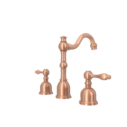 Two-Handle Copper Widespread Bathroom Sink Faucet - AK41518C