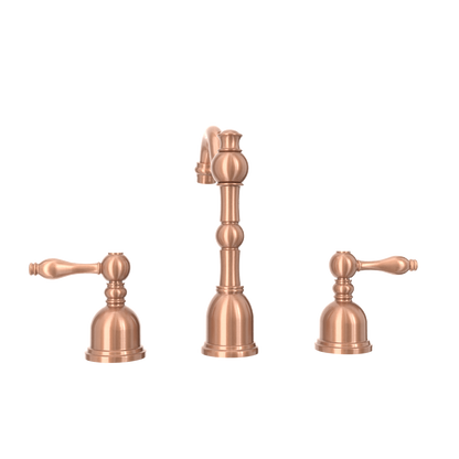 Two-Handle Copper Widespread Bathroom Sink Faucet - AK41518C