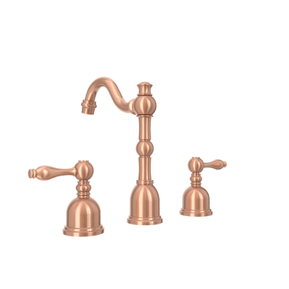 Two-Handle Copper Widespread Bathroom Sink Faucet - AK41518C