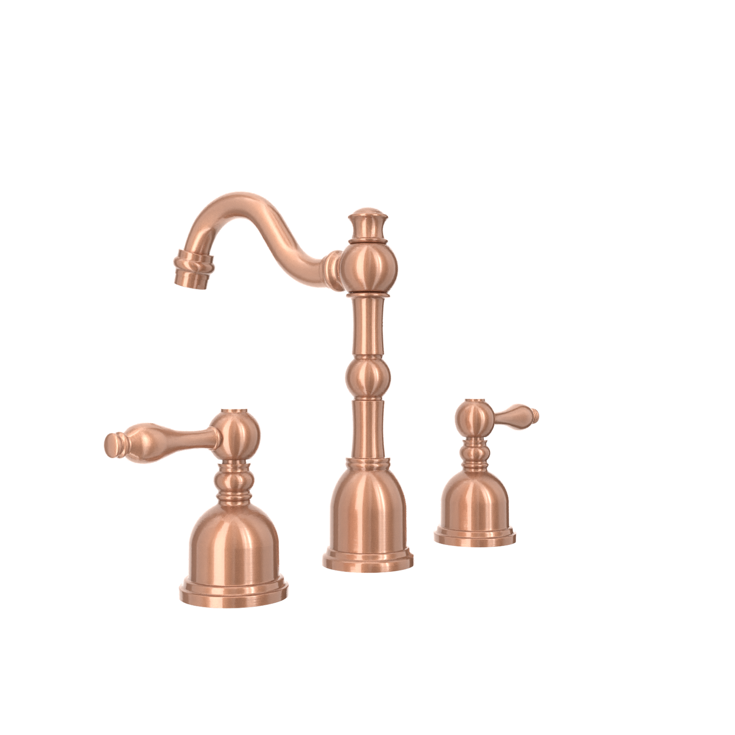 Two-Handle Copper Widespread Bathroom Sink Faucet - AK41518C