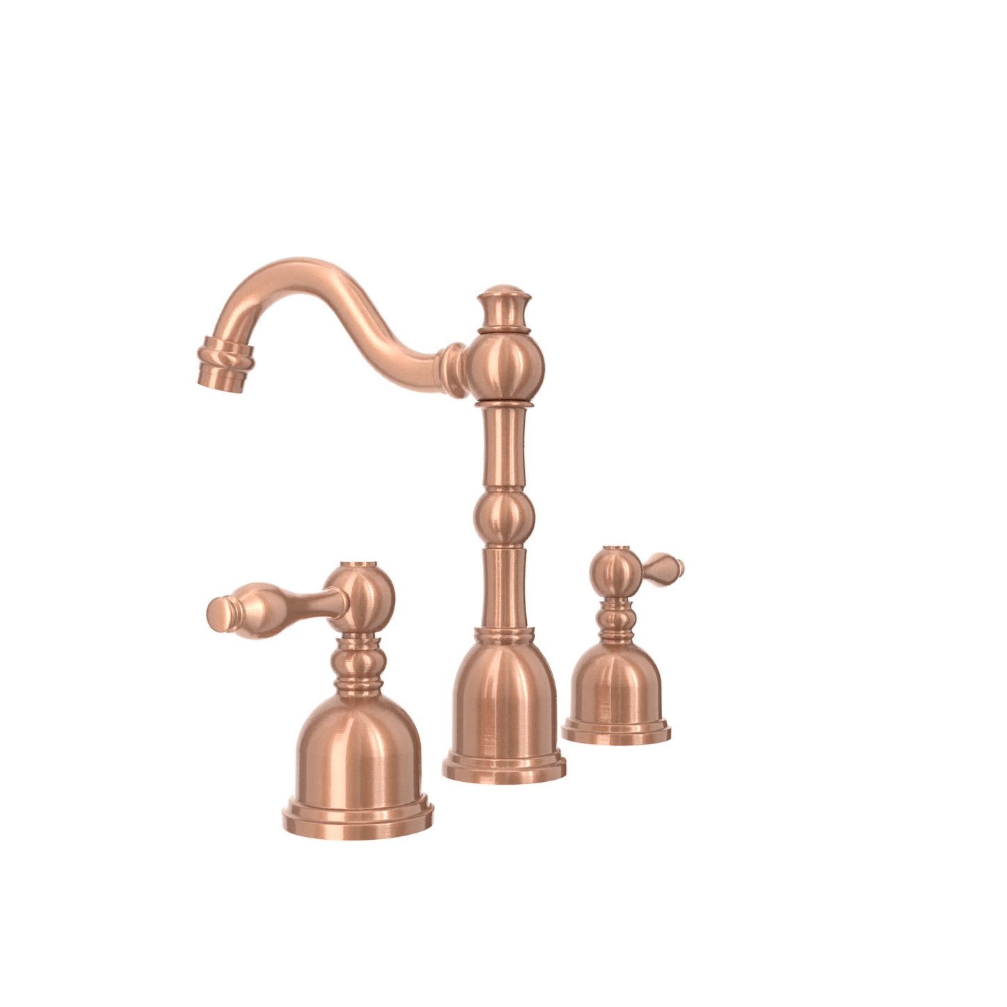 Two-Handle Copper Widespread Bathroom Sink Faucet - AK41518C