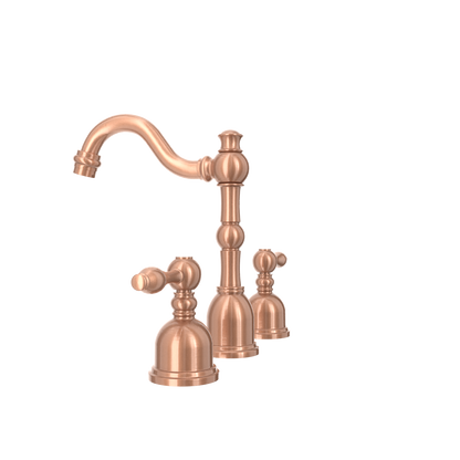 Two-Handle Copper Widespread Bathroom Sink Faucet - AK41518C
