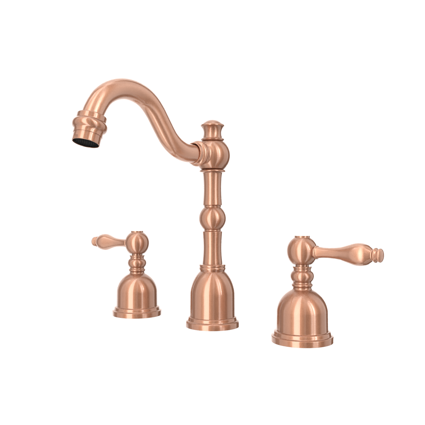Two-Handle Copper Widespread Bathroom Sink Faucet - AK41518C
