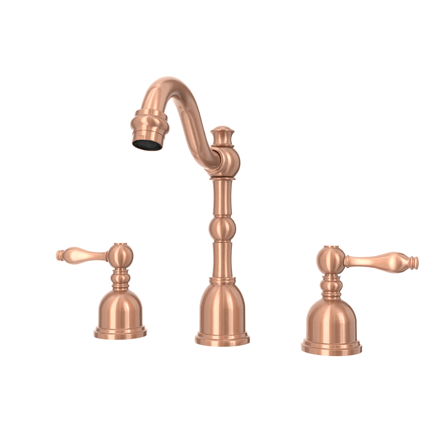 Two-Handle Copper Widespread Bathroom Sink Faucet - AK41518C