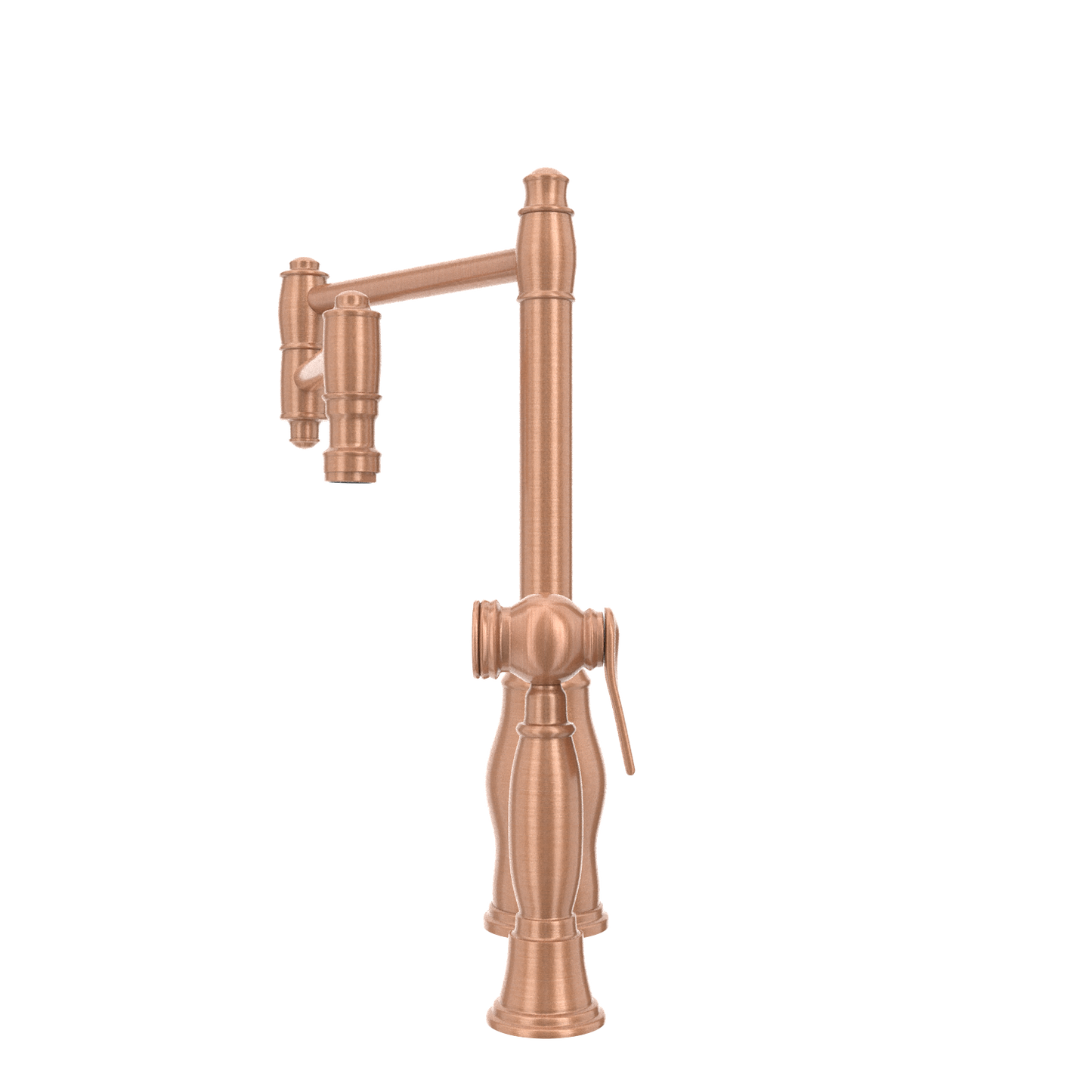 One-Handle Copper Pot Filler Kitchen Faucet with Side Sprayer
