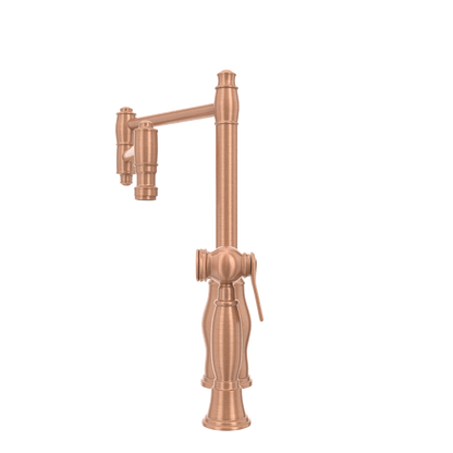 One-Handle Copper Pot Filler Kitchen Faucet with Side Sprayer