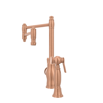 One-Handle Copper Pot Filler Kitchen Faucet with Side Sprayer