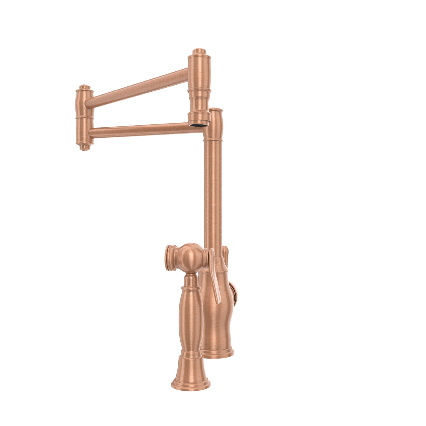 One-Handle Copper Pot Filler Kitchen Faucet with Side Sprayer - AK96918P1