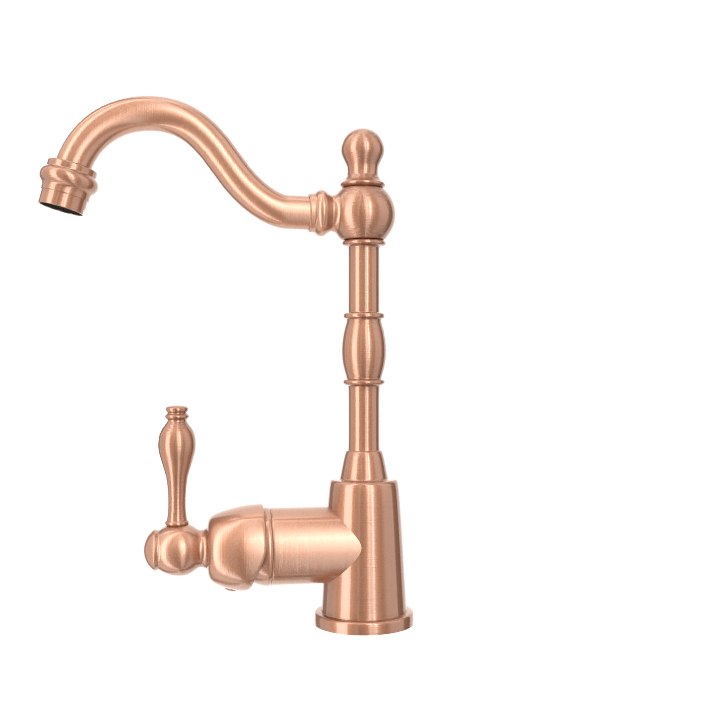 One-Handle Copper Widespread Kitchen Bar Faucet