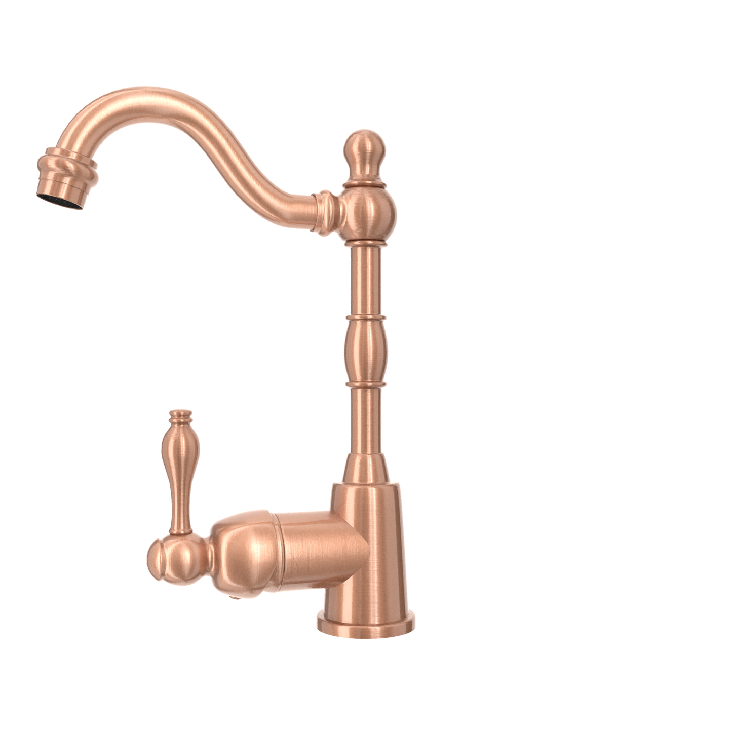 One-Handle Copper Widespread Kitchen Bar Faucet