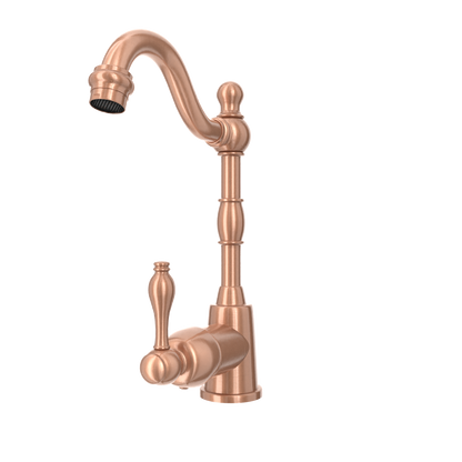 One-Handle Copper Widespread Kitchen Bar Faucet