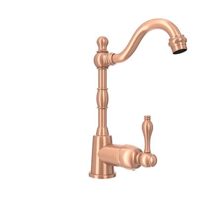 One-Handle Copper Widespread Kitchen Bar Faucet