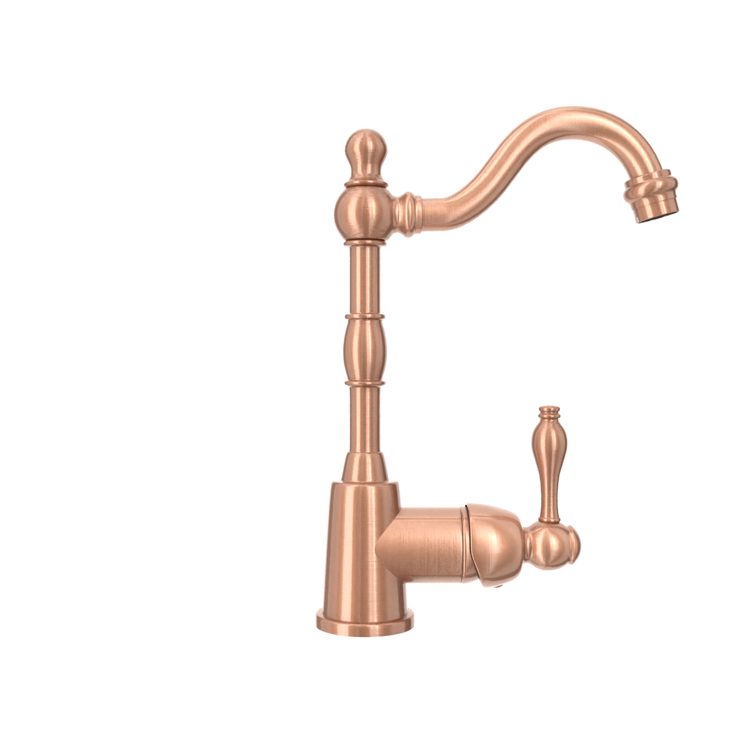One-Handle Copper Widespread Kitchen Bar Faucet