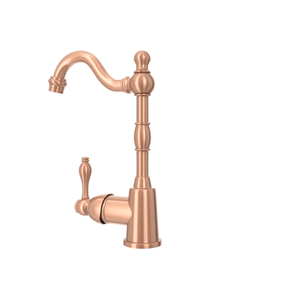 One-Handle Copper Widespread Kitchen Bar Faucet