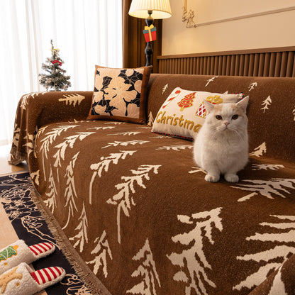 Modern Couch Covers for Couches Large Decorative Throw Blanket with Tassels for Couch