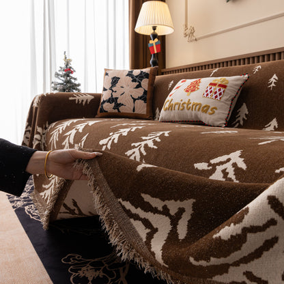 Modern Couch Covers for Couches Large Decorative Throw Blanket with Tassels for Couch