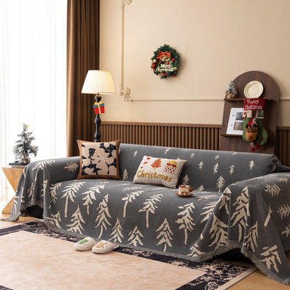 Modern Couch Covers for Couches Large Decorative Throw Blanket with Tassels for Couch