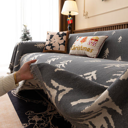 Modern Couch Covers for Couches Large Decorative Throw Blanket with Tassels for Couch