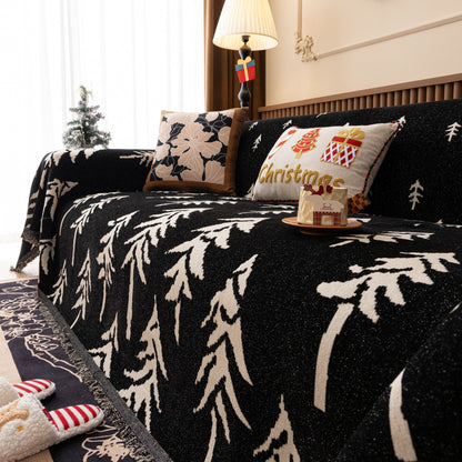 Modern Couch Covers for Couches Large Decorative Throw Blanket with Tassels for Couch