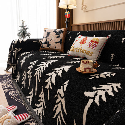 Modern Couch Covers for Couches Large Decorative Throw Blanket with Tassels for Couch
