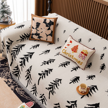 Modern Couch Covers for Couches Large Decorative Throw Blanket with Tassels for Couch