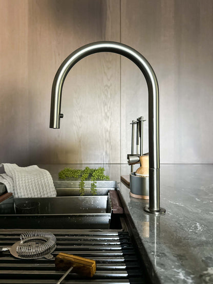 KF-11GM Gunmetal Pull-Down Kitchen Faucet