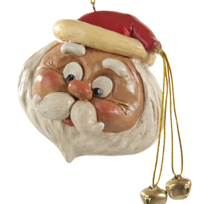 Large Santa Head Ornament |  Bert Anderson Collection