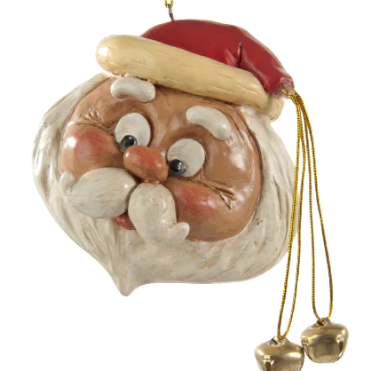 Large Santa Head Ornament |  Bert Anderson Collection