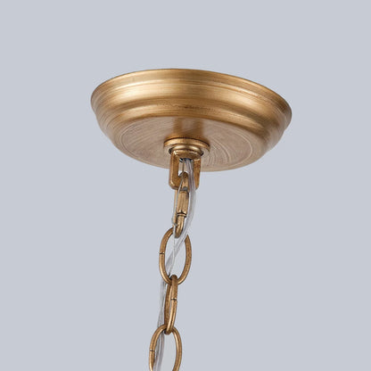 32 Inch Nelly 9-Light Bohemia Wood Beaded Chandelier