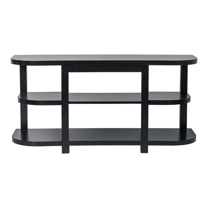 Decorative Modern 48" TV Stand with 18" Insert Electric Fireplace