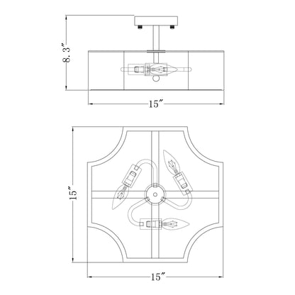 Bertha Led Flush Mount Ceiling Light