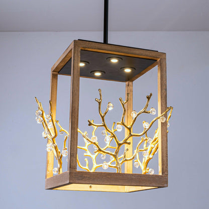 4-Light Modern Branches Island Pendant Lighting