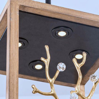 4-Light Modern Branches Island Pendant Lighting