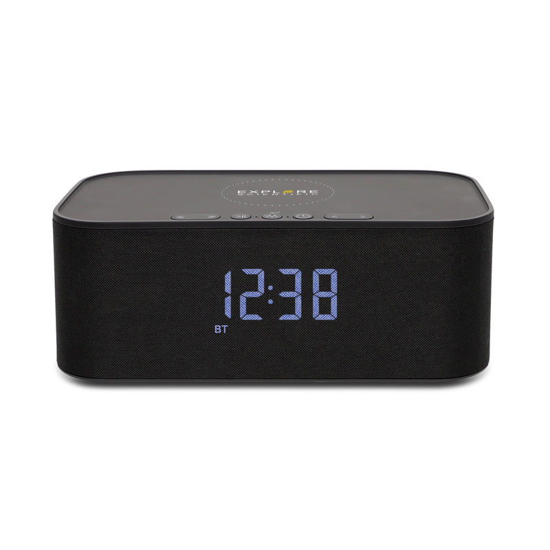 Clock with BT Speaker and Wireless Charger