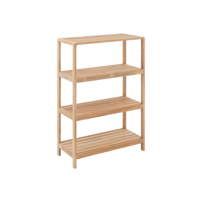 Natural Teak Indoor/Outdoor Storage Rack - 55"