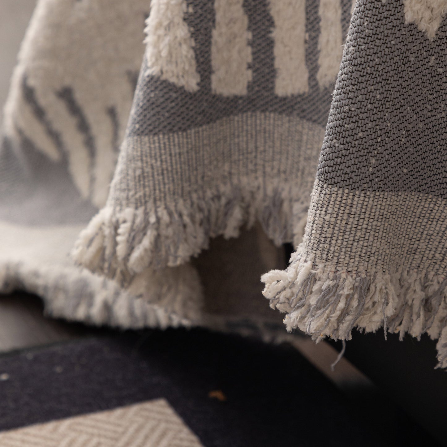 Chenille Sofa Cover Throw Blanket Woven Textured Decorative Furniture Slipcover