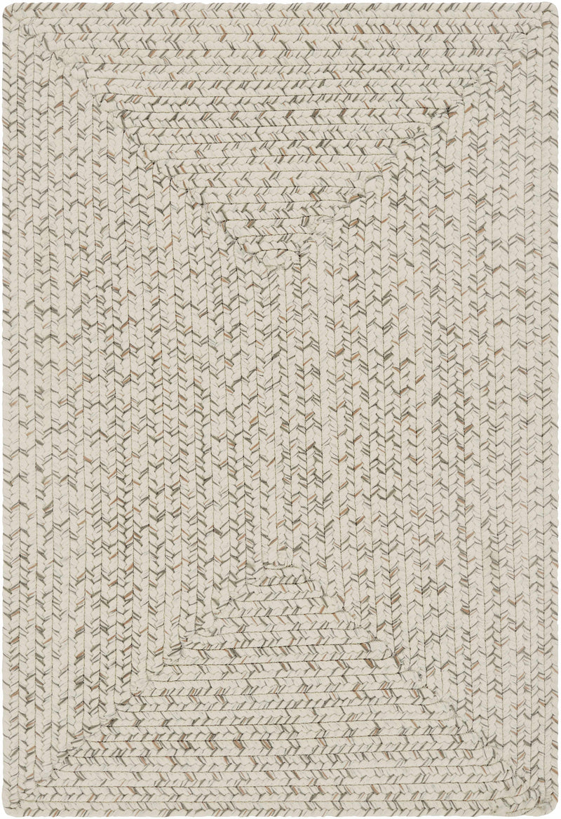 Beige Braided Faux Jute Outdoor Rug