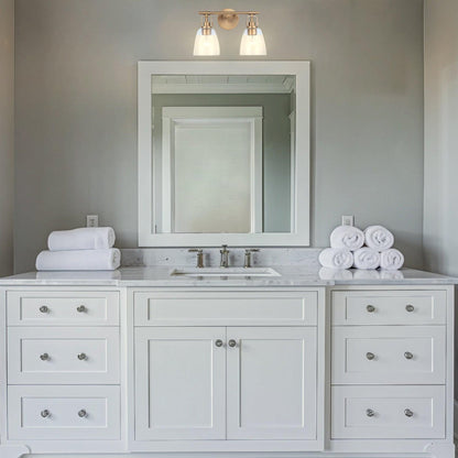 Brilliance Modern Farmhouse 2-Light Vanity Light