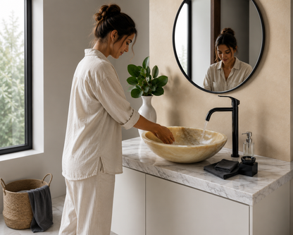 Honey Onyx Sink
