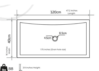 Troia Travertine Sink