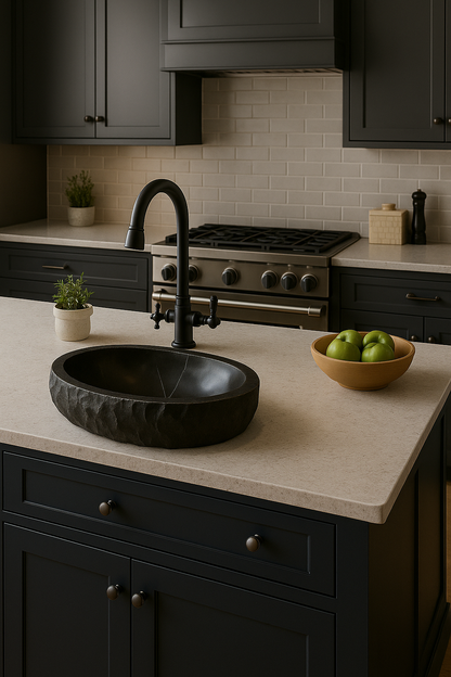 Rustic Handcrafted Marble Sink
