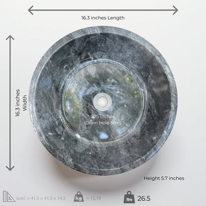 Grey Marble Sink
