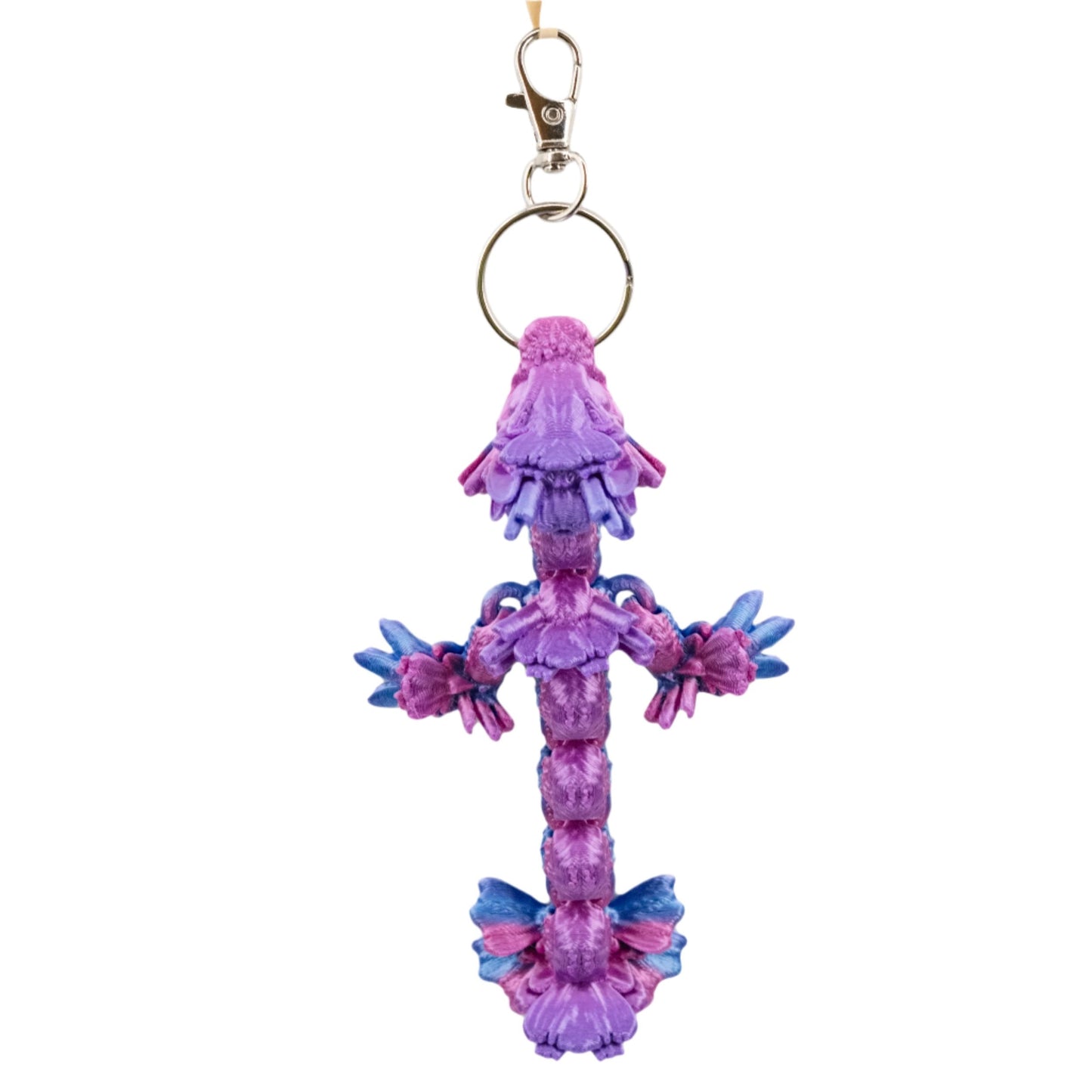 3D Printed Dragon Figurine Keychain | Multiple Colors | Black Sheep Products LLC