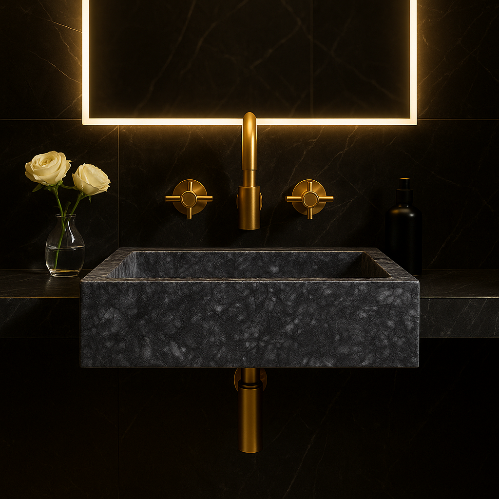 Grey Marble Sink