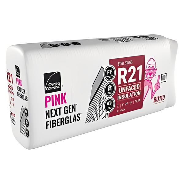 Owens Corning R-21 Un-Faced Fiberglass Insulation Batts (All Sizes)