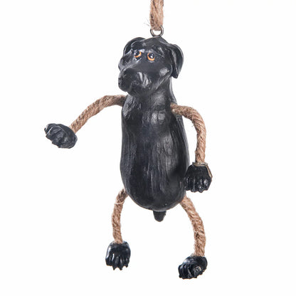 Dangly Black Lab Ornament | Bert Anderson Collection