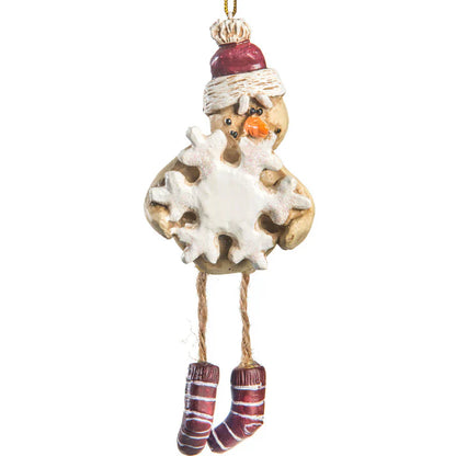 Snowman With Snowflake Ornament | Bert Anderson Collection
