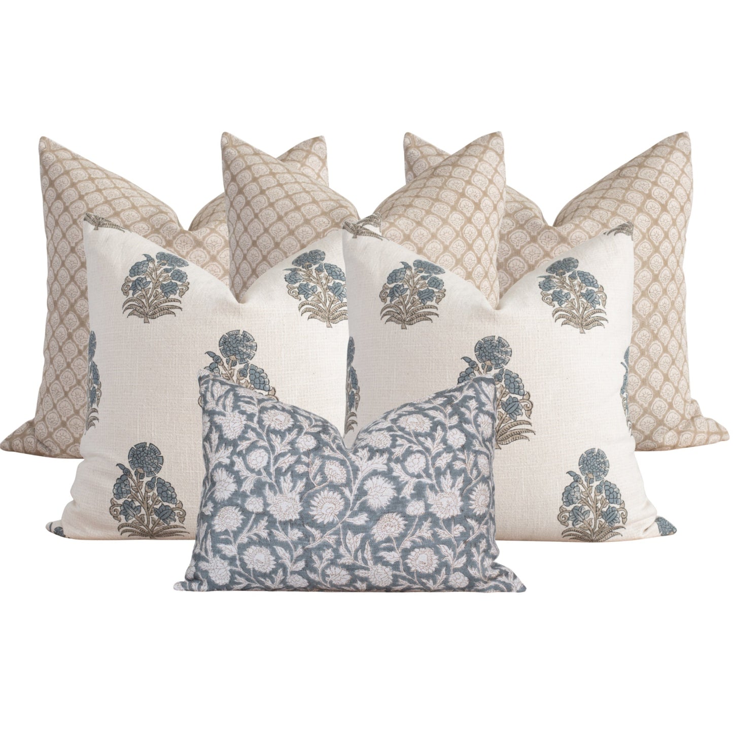Belleview Bedroom Pillow Combination | Set of Six Pillow Covers