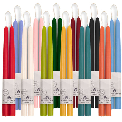 Beeswax Taper Candles - Hand-Dipped - 1 Pair